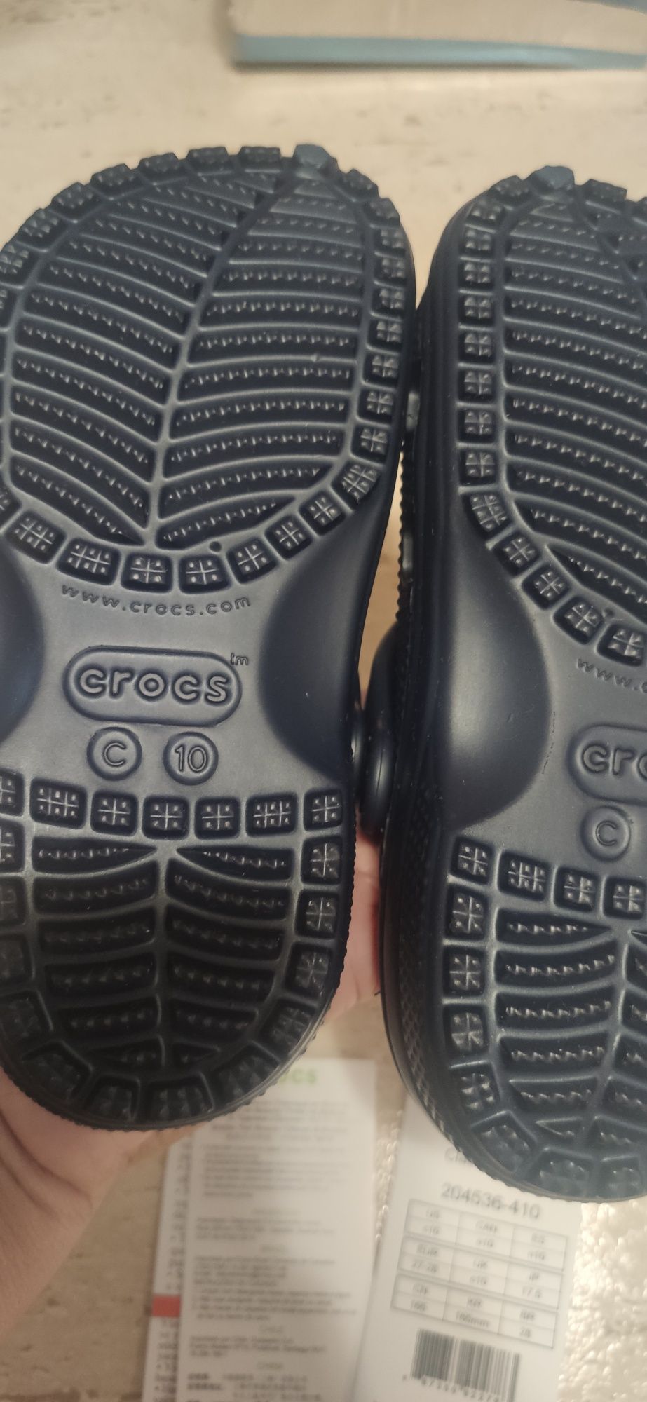 Crocs c10 azuis novos