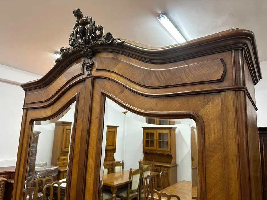 Wyjątkowa szafa-styl Rocaille z dużymi lustrami. Transport cały kraj.