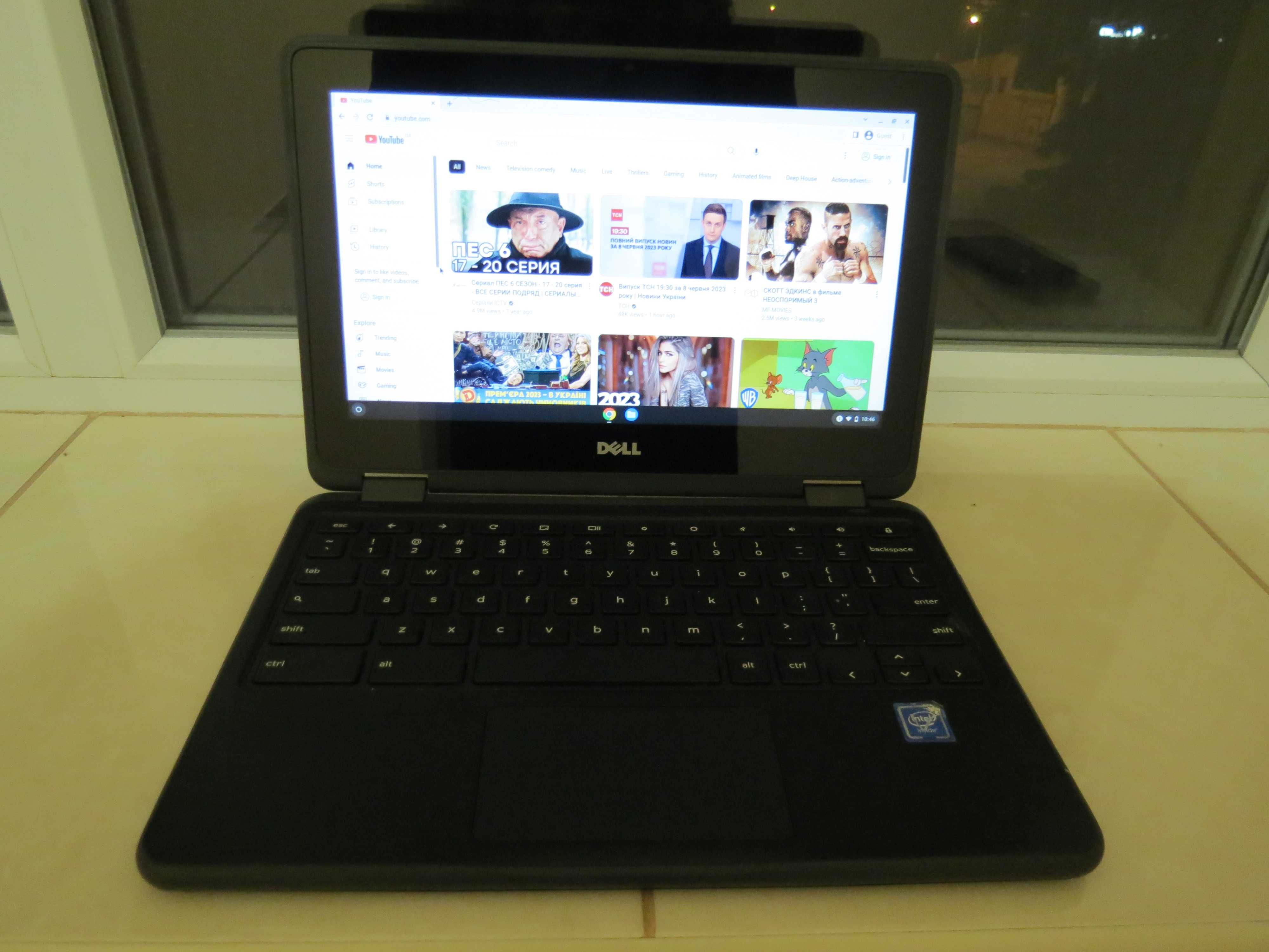 Сенсорный Ноутбук трансформер 2 в 1 Dell Chromebook 11 3189 4/16 IPS
