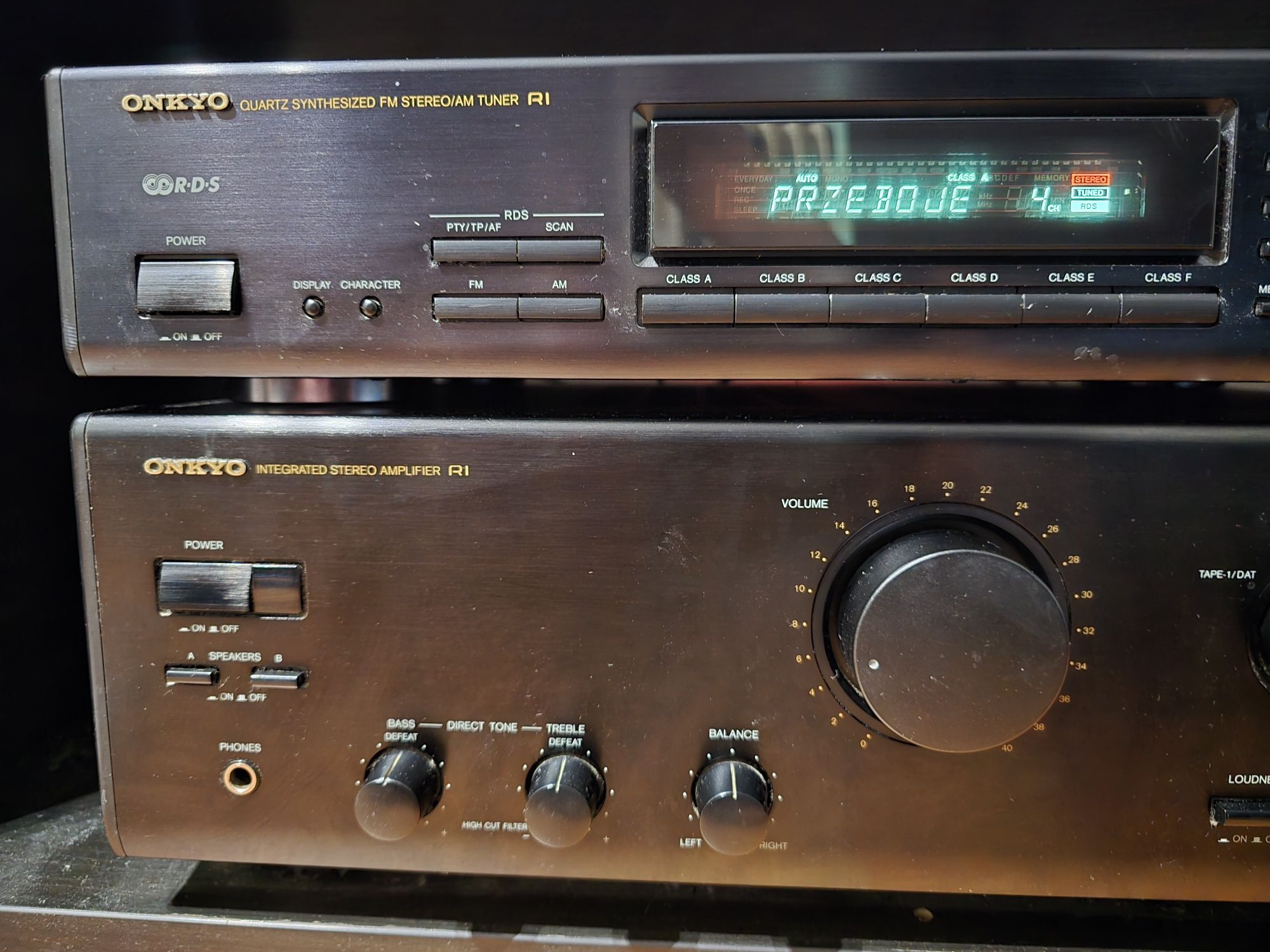Wzmacniacz Onkyo A-8031 + tuner Onkyo T-4031 RDS