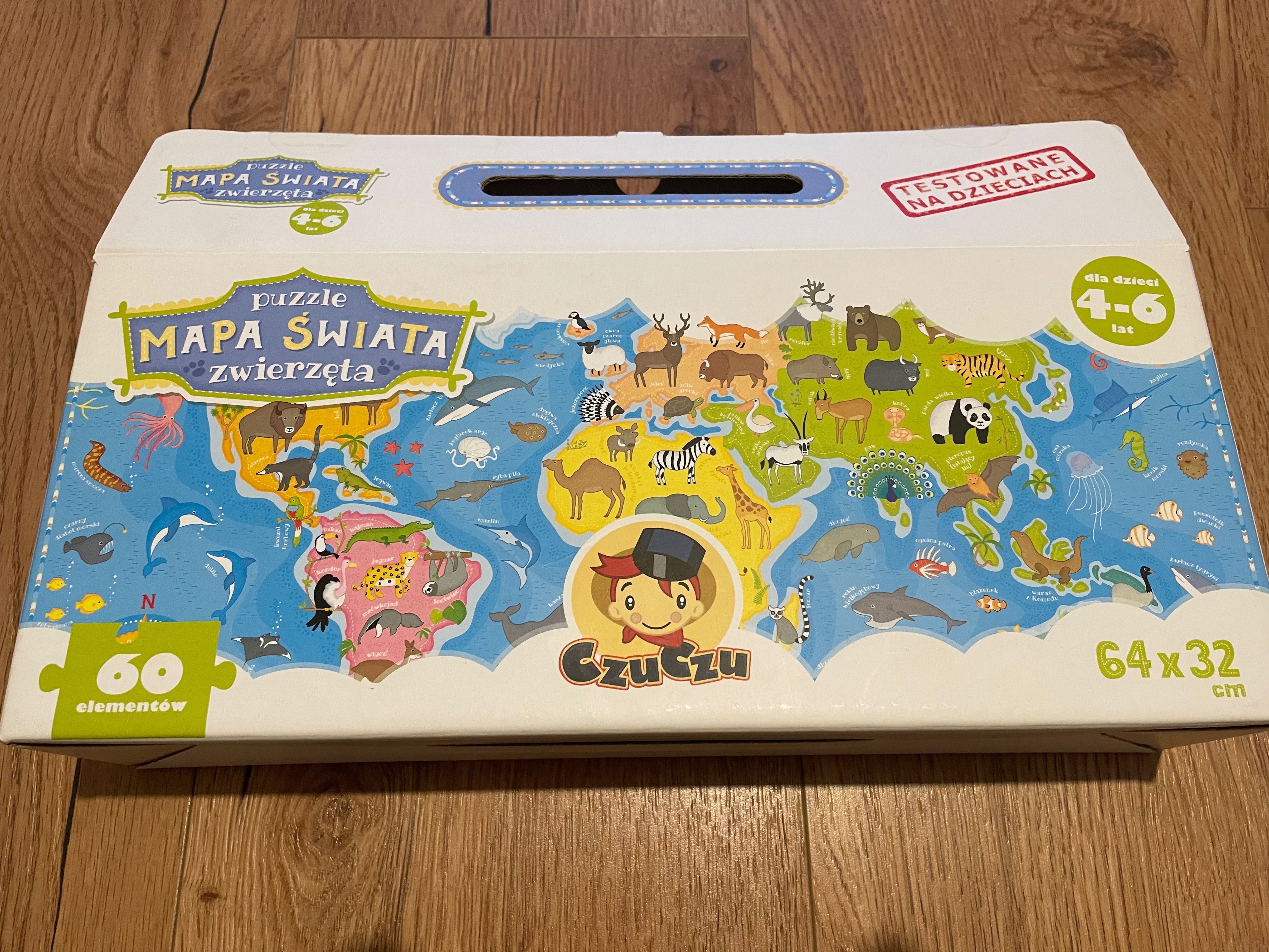 Puzzle CzuCzu Mapa Świata