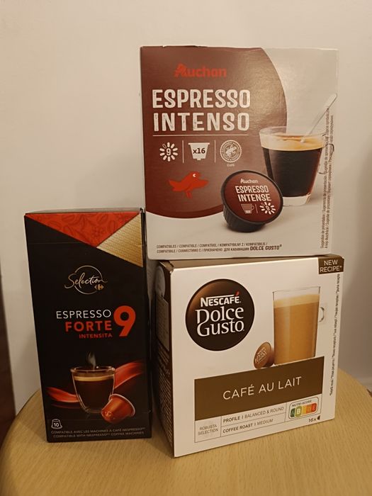 Kapsulki Espresso, café au lait