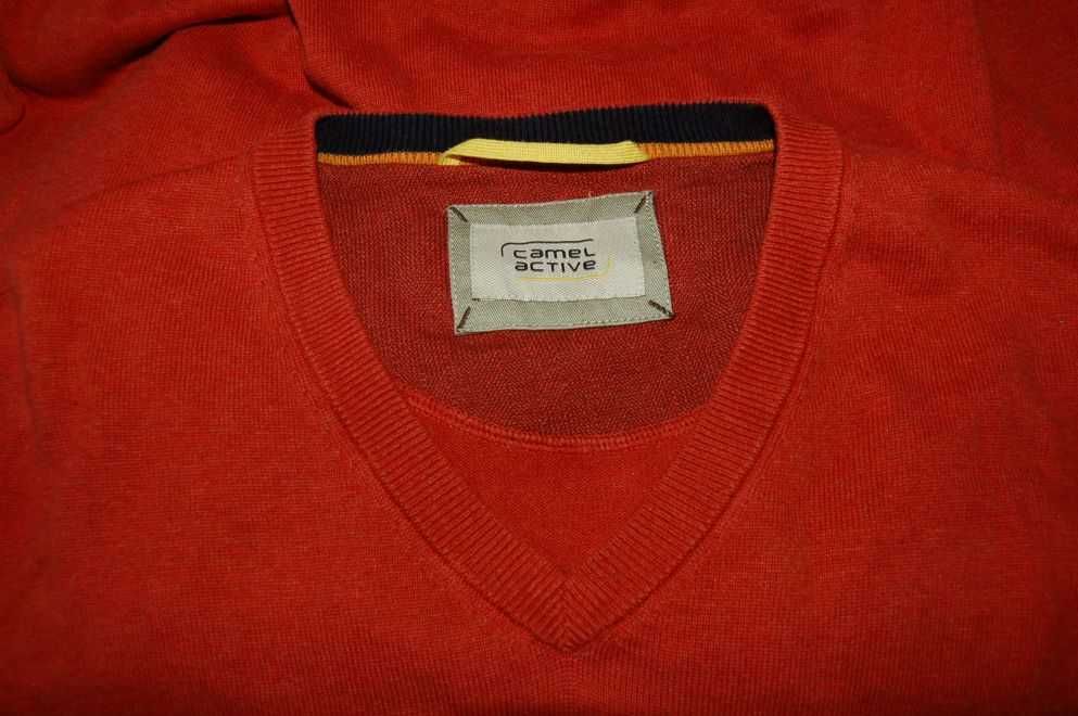 CAMEL ACTIVE XL sweter męski bawełna
