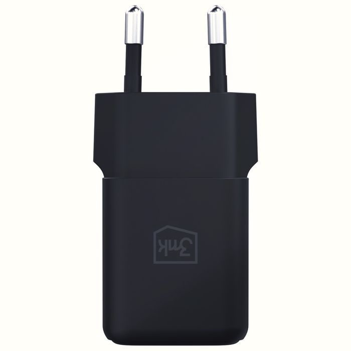 Pd 3Mk Gan 20W Czarny Charger Qc4+ Sieciowa Ładowarka 1Xusb-A 1Xusb-C