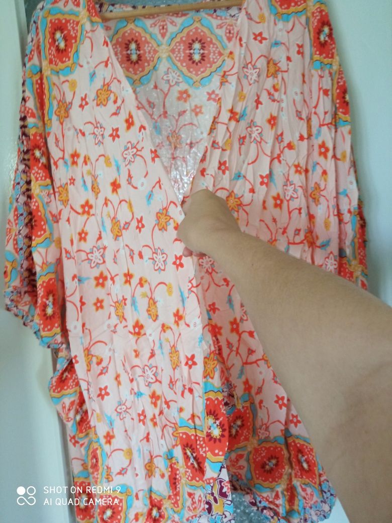 Kimono narzutka Boho lato Warszawa Mokotów