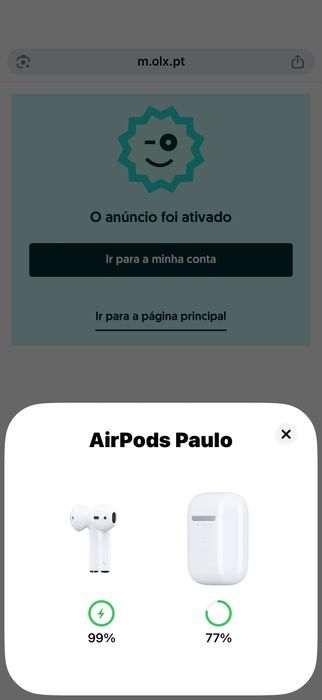 Air pods1 em bom estado
