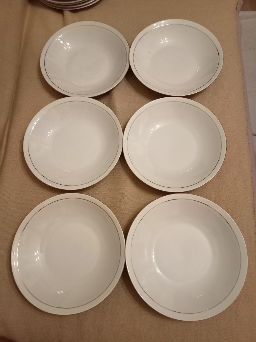 Talerze Porcelanowe Chodzież PRL