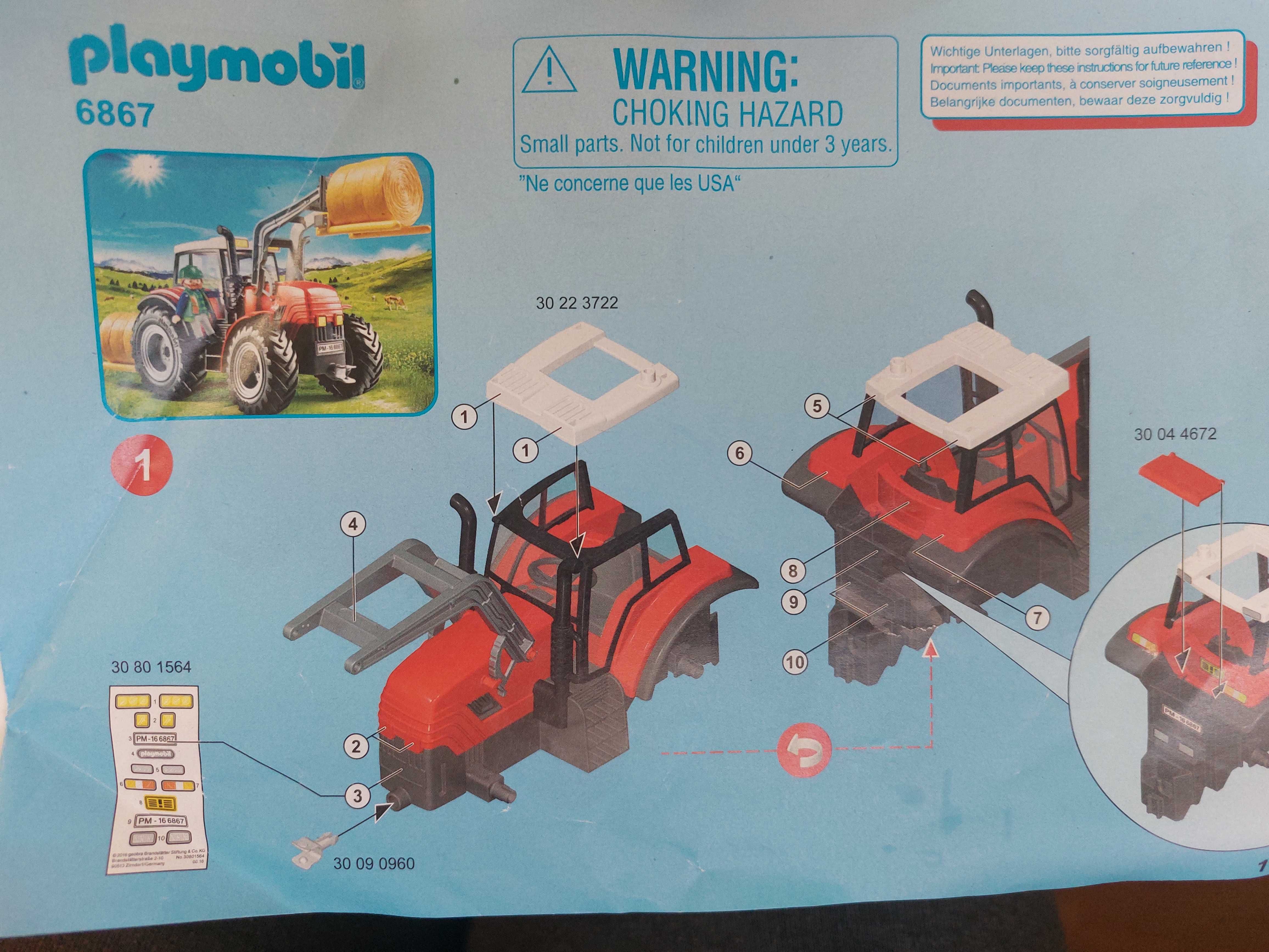 Playmobil 6867 Duży traktor