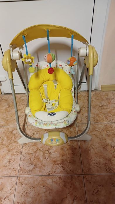 Крісло-гойдалка chicco polly swing