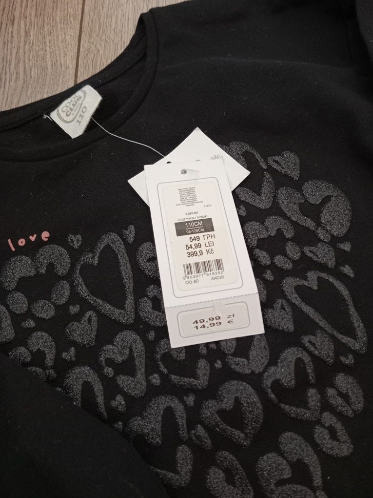 Bluza dziewczęca 110 Smyk NOWA