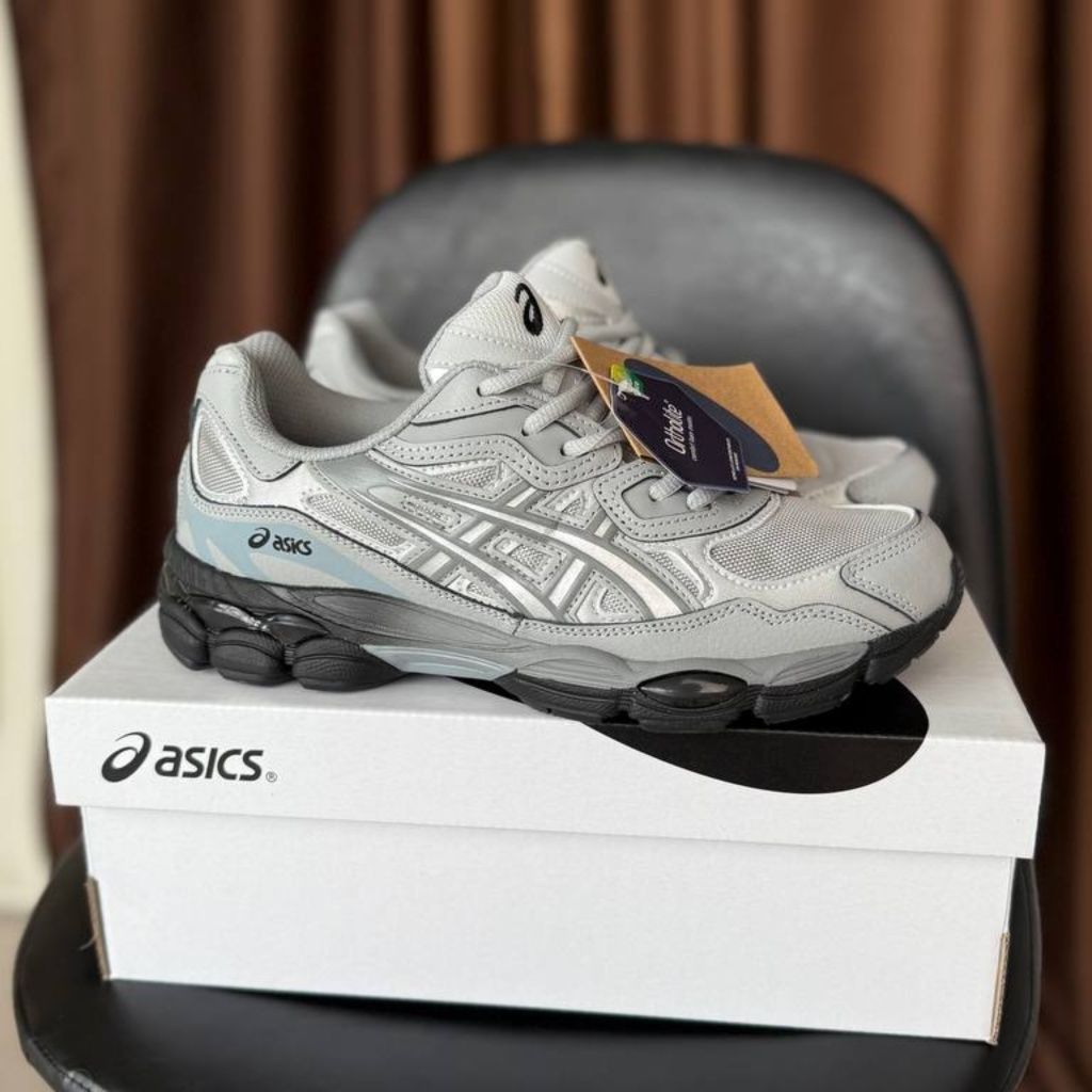 Кросівки чоловічі та жіночі Asics Gel-NYC Mid Grey Sheet Rock.