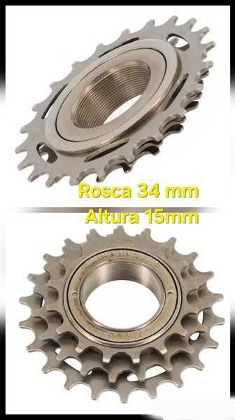 Pinças, desviador, roda livre