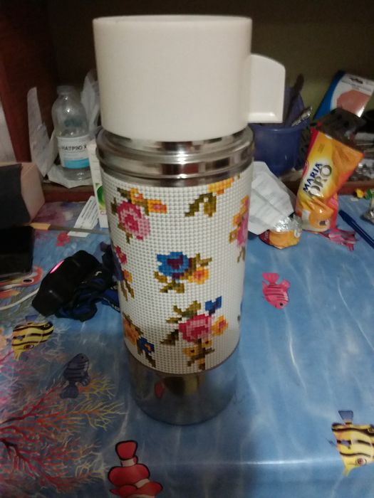 Новый советский термос с нержавейки на 1 литр.