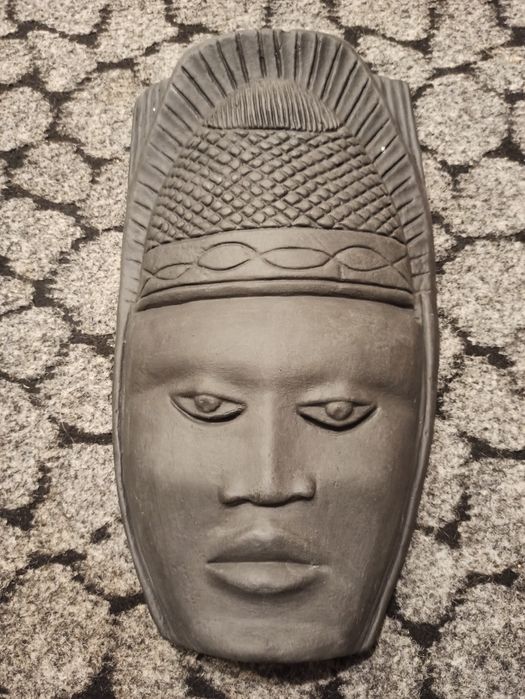 Maska gipsowa - imitacja afrykańskiej