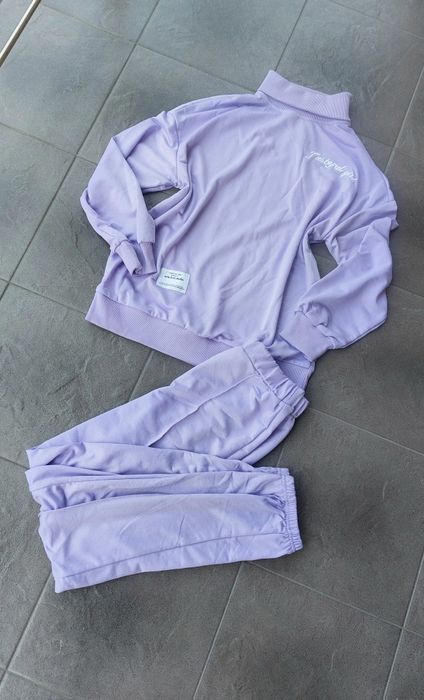 Komplet dresowy bluza stójka spodnie dresowe ściągacze S/M Nowy Shein