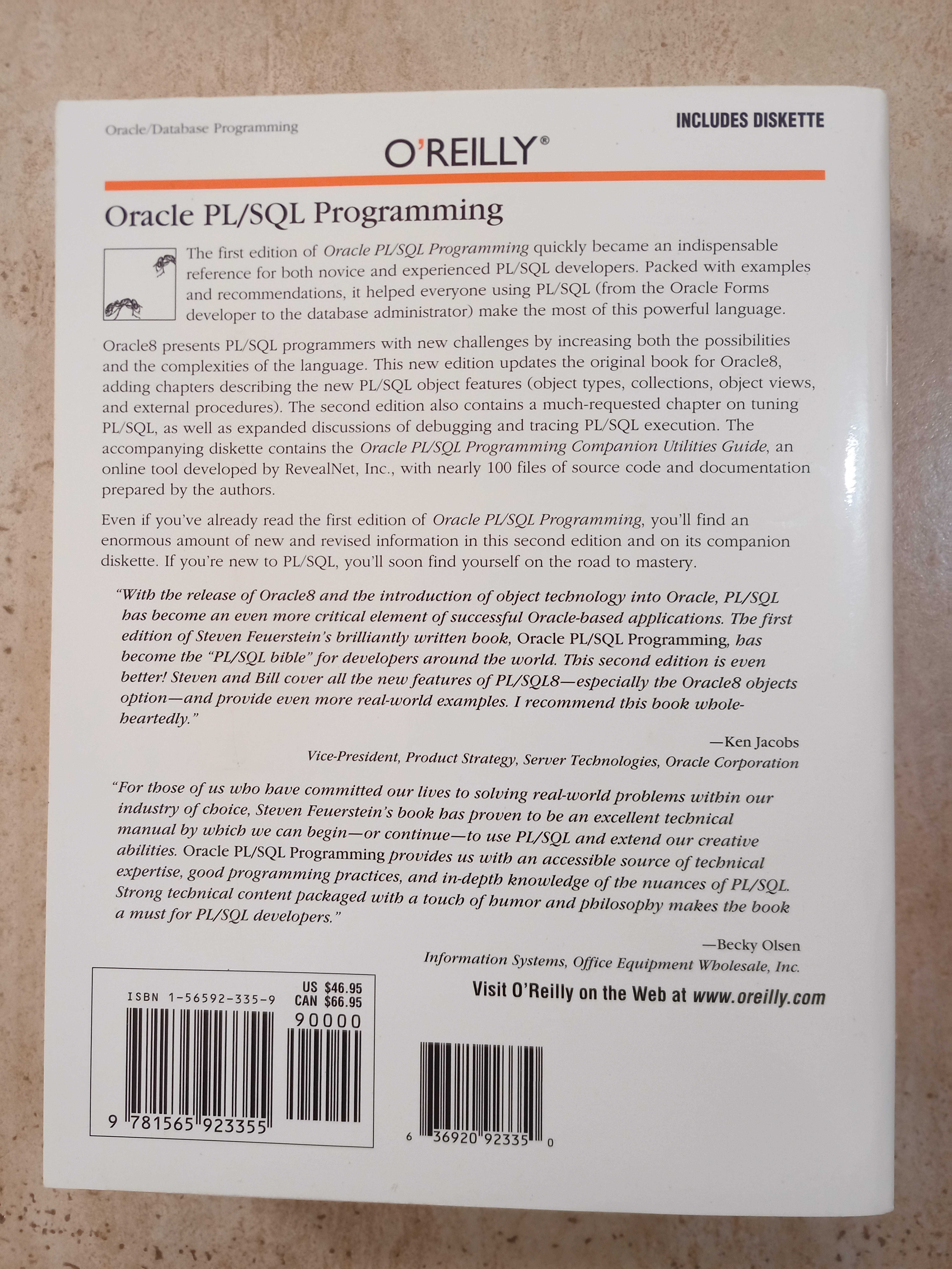Oracle PL/SQL Programming, Steven Feuerstein