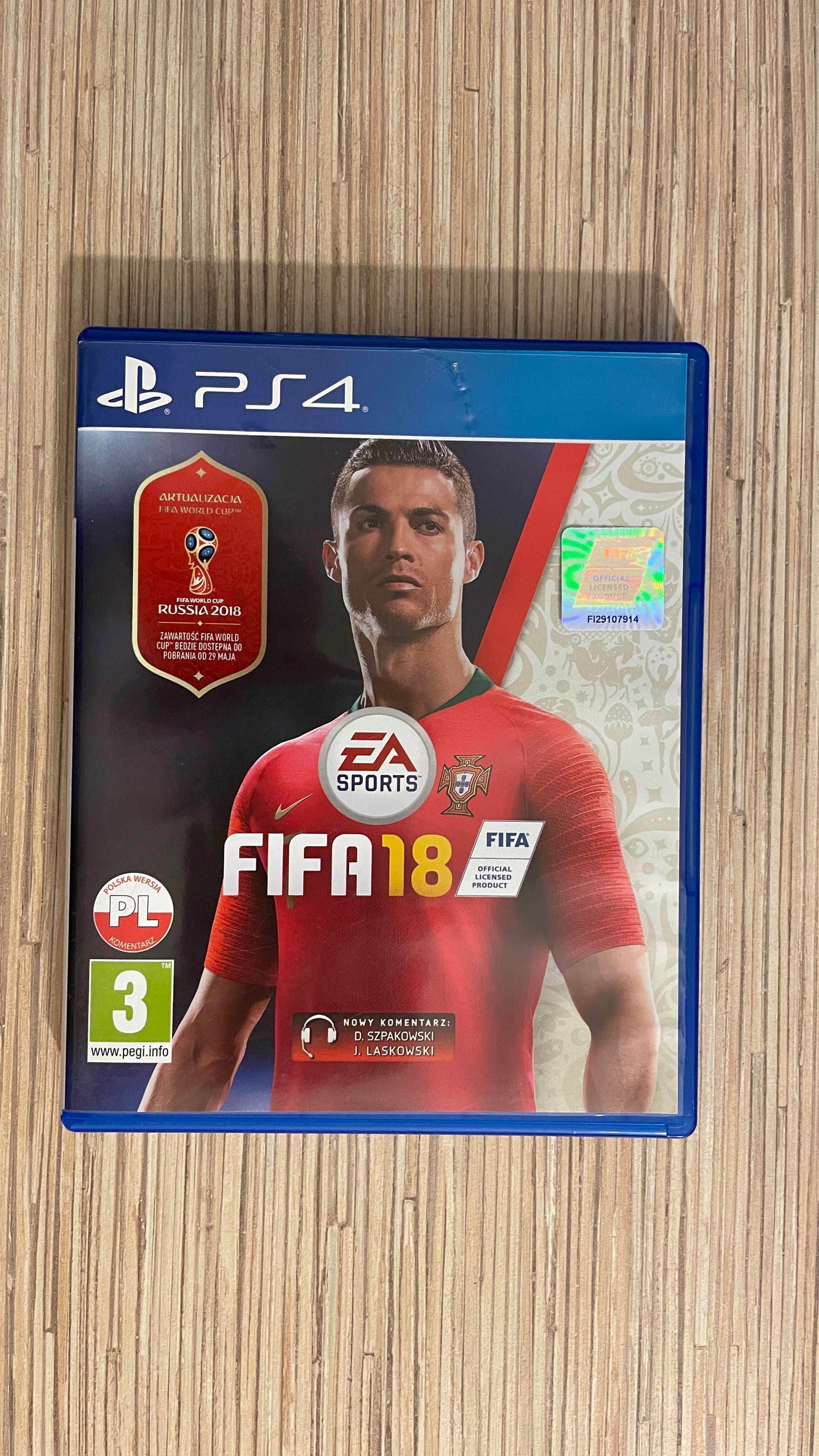 Fifa 18 edycja world cup 2018 PS4/PS5