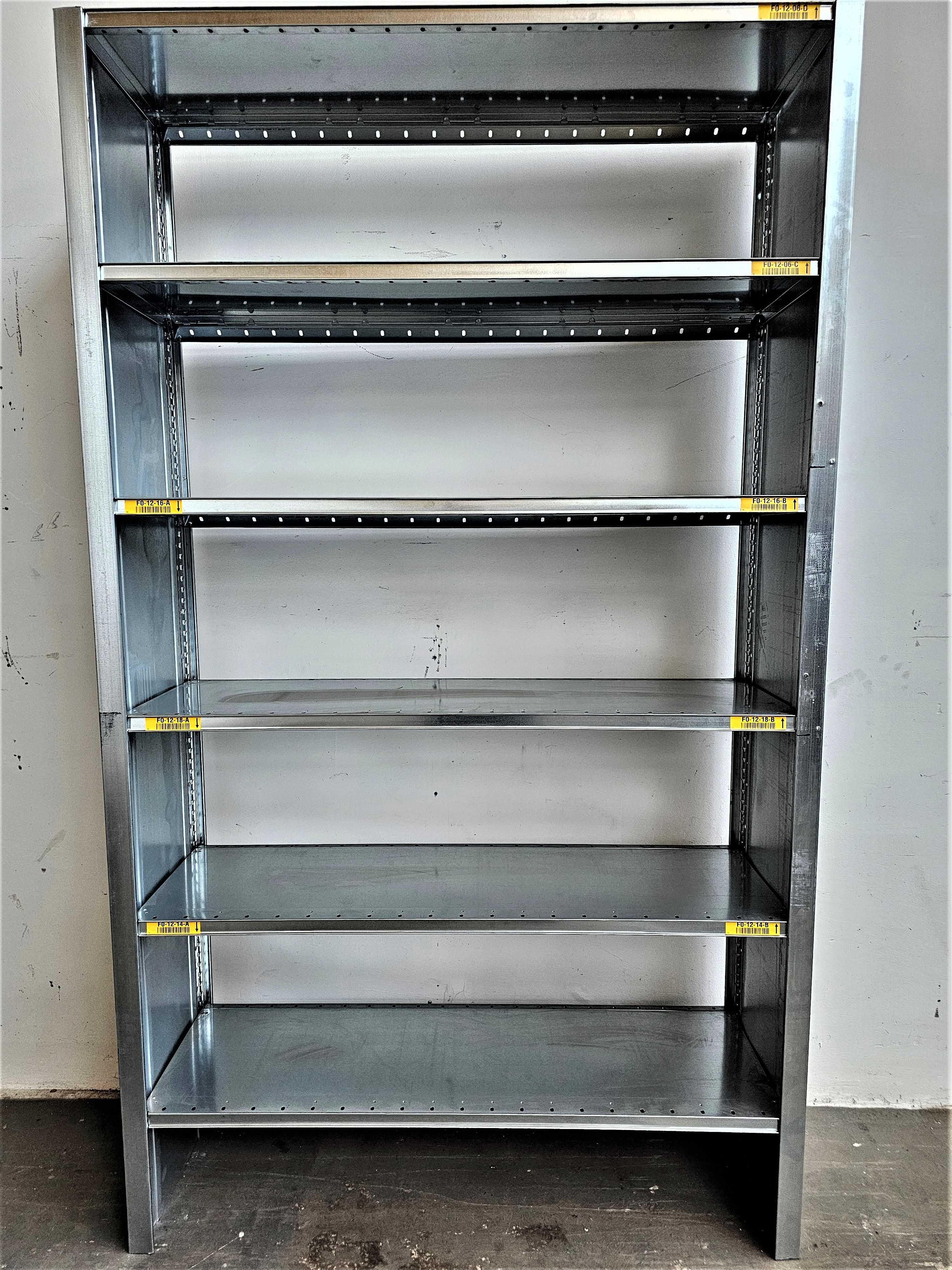 Regał Magazynowy 40x230x393/18p Metalowy Półkowy Ocynk Garaż Warsztat