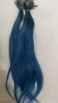 Волосы славянка синие