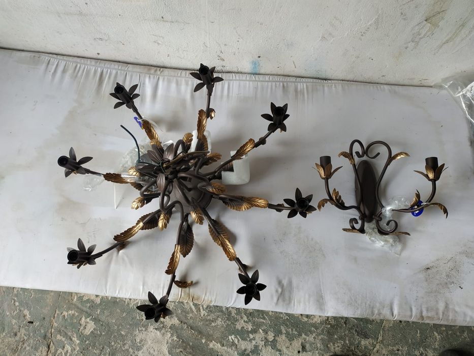 Lampa wiszącą oraz nascienna, komplet do poprzedniego ogłoszenia, nowe