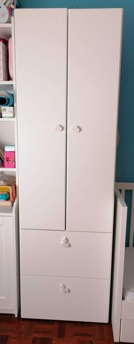 Conjunto quarto criança STUVA roupeiro + berço + armário arrumação