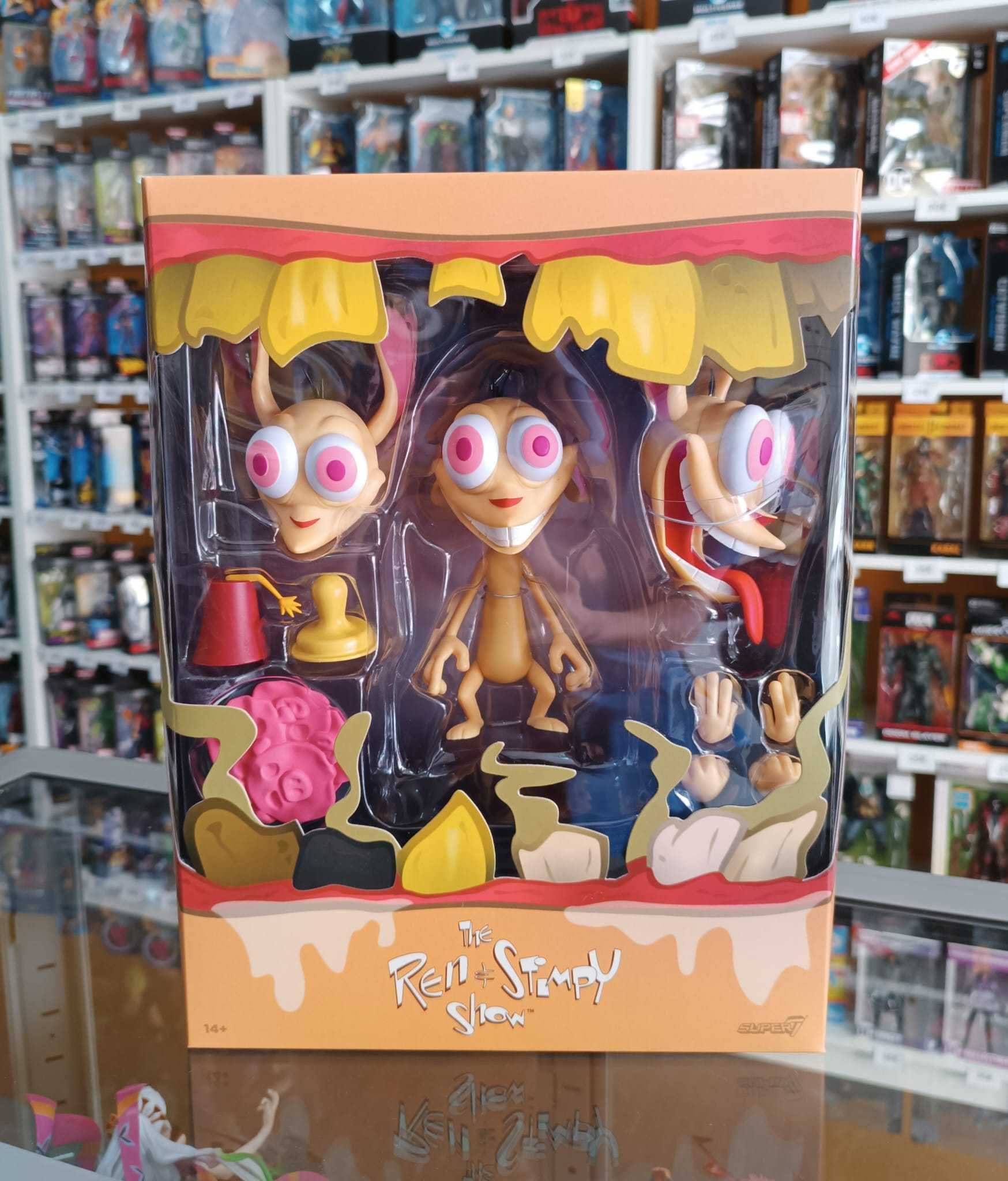 Coleção de figuras Ren & Stimpy