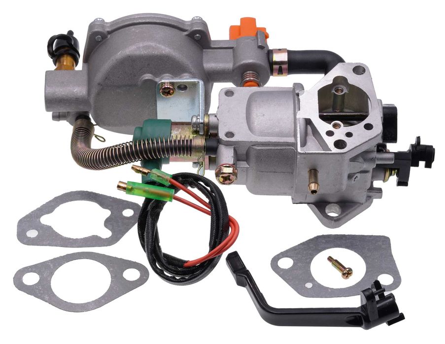 Карбюратор генератора 188F, 190F 5.0-7.0 kWt + газовый редуктор gen282