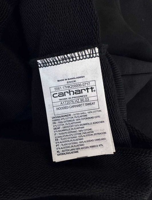 Худі Carhartt Худі Carhartt WIP  Кофта Carhartt Чоловіче худі кархарт