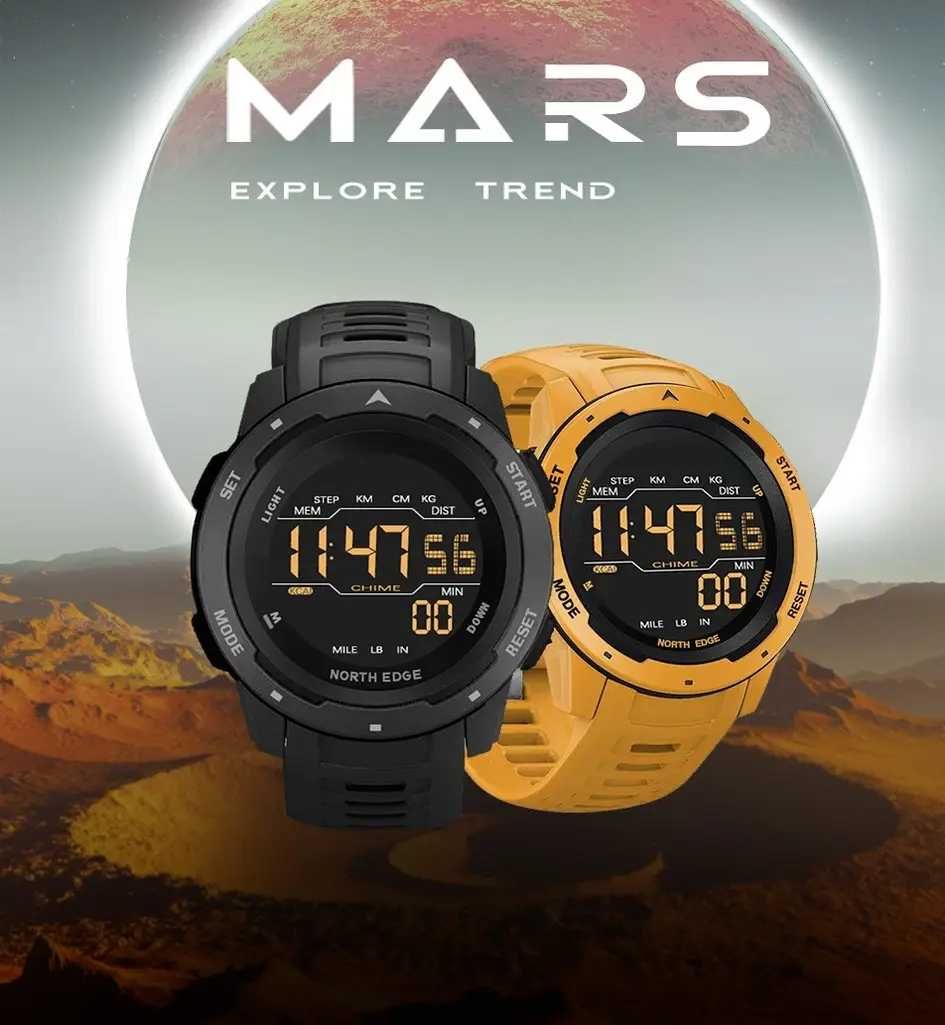 Męski zegarek taktyczny North Edge Mars
