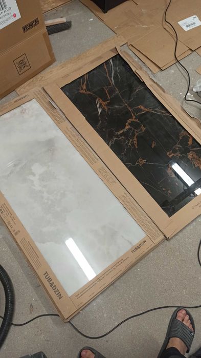 płytki Tubądzin  ścinki i całe, Aquamarine 120x60