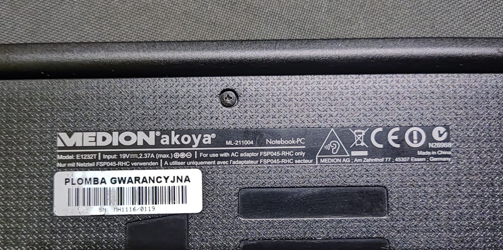 Laptop Medion Akoya