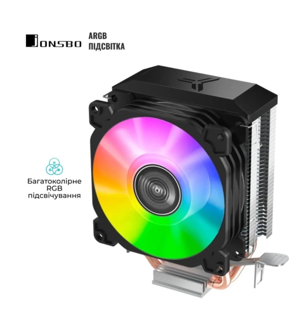Кулер для процессора JONSBO CR-1200E (92mm/3pin/2300RPM/TDP 95w)
