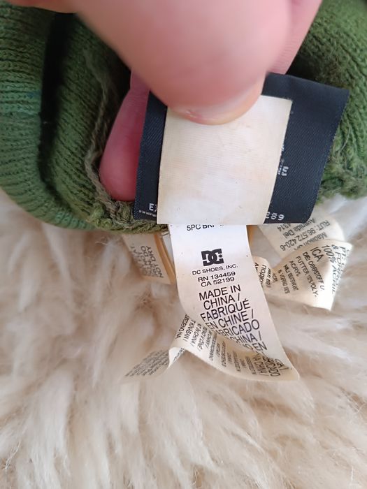 Czapka Zimowa DC New Era Ciepła Kamuflaż Leśna