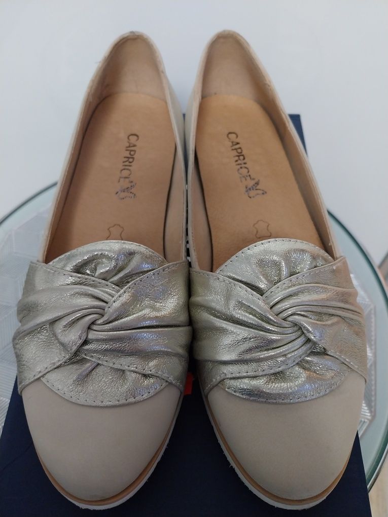 Buty Caprice skóra naturalna rozmiar 38 wyglądają  jak nowe