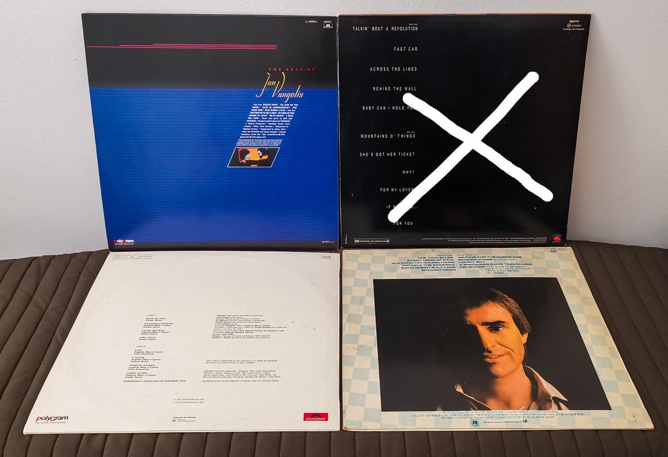 3 Discos LPs - VANGELIS / EUGÉNIA /CHRIS  BURGH