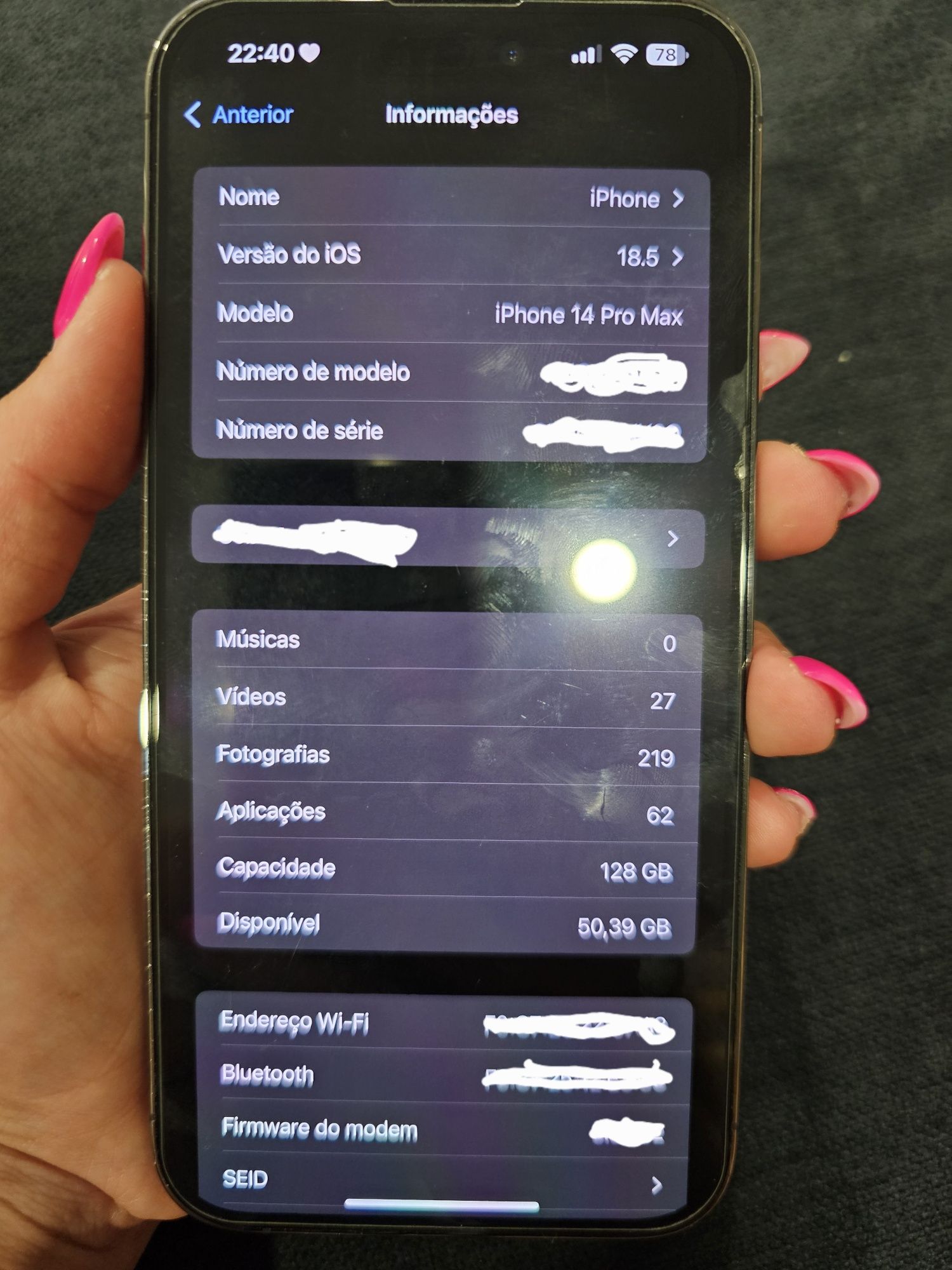 Iphone 14 pro max garantia
