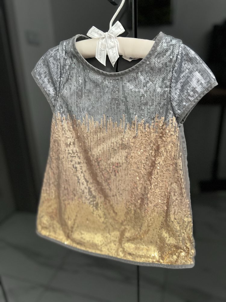 Sukienka mieniąca Cekiny H&M