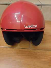 Kask narciarski czerwony