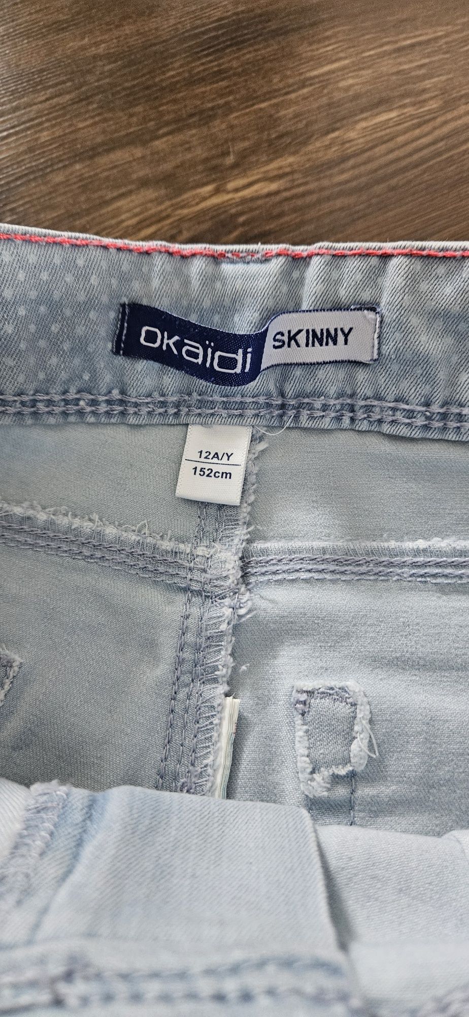 Spodnie jeansy Okaïdi Skinny 152cm