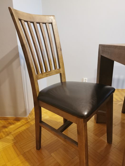 Duży stół i 6 krzeseł LOFT