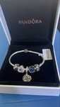 Pulseira Pandora Azul 17cm