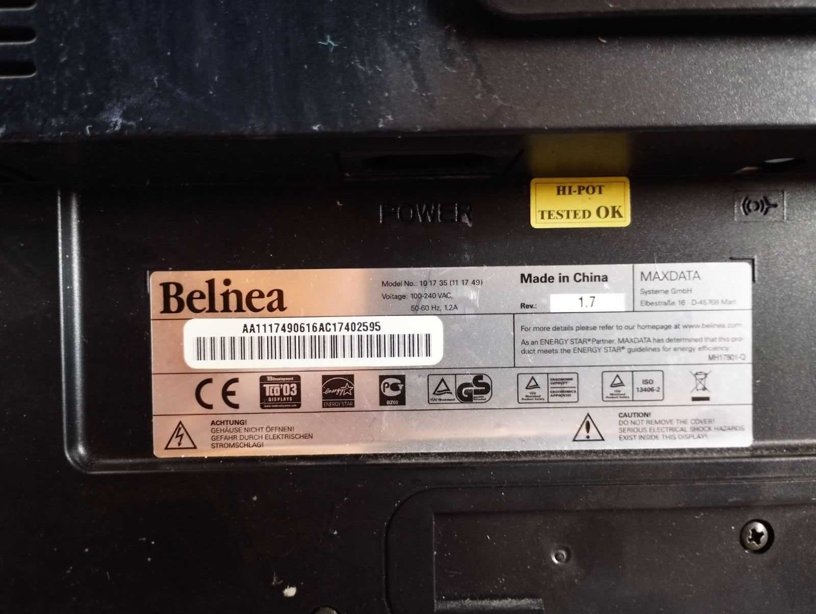 Монітор 17 Belinea для ПК