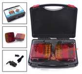 Kit de luzes sem fii para reboques