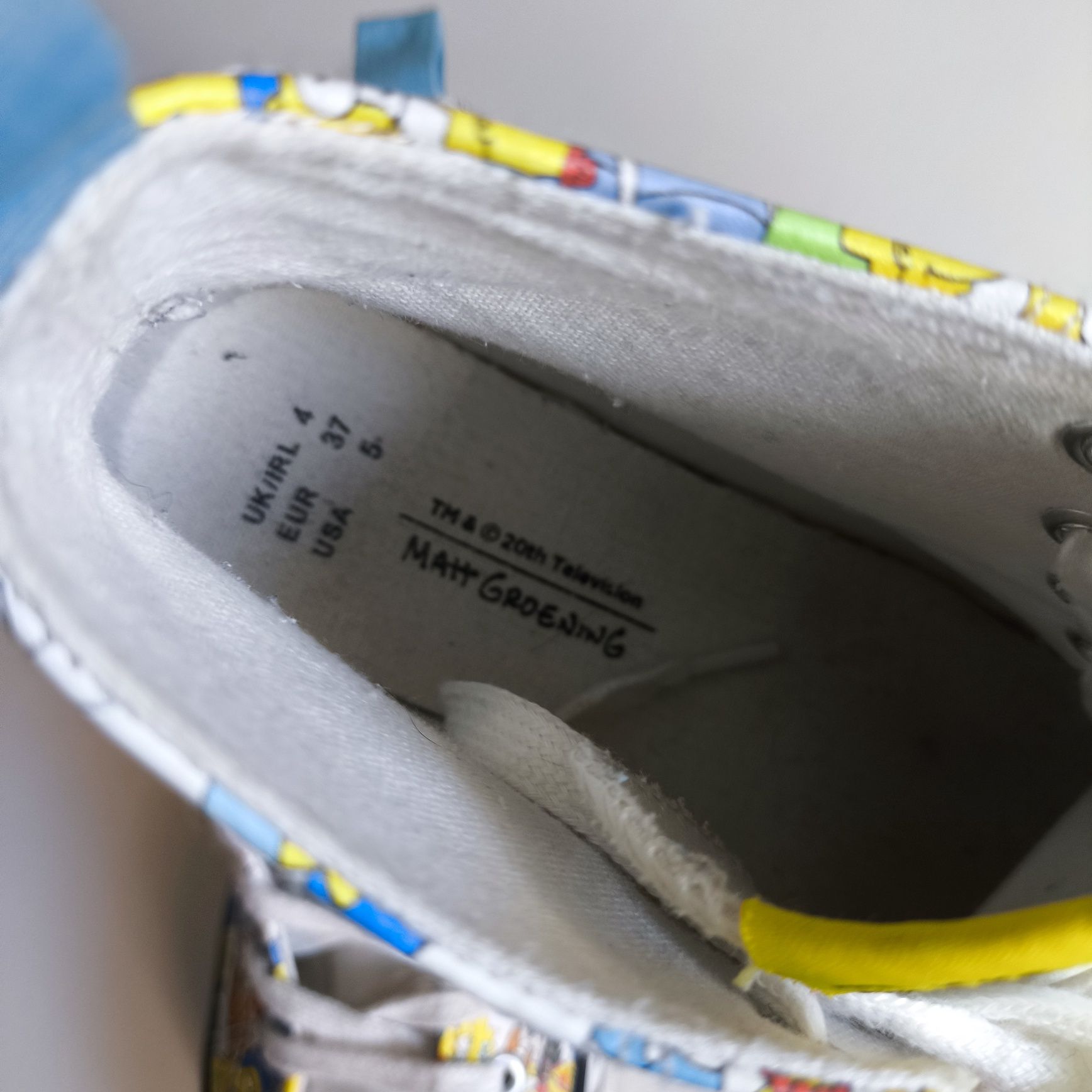 Buty damskie Trampki The Simpsons Simpsonowie rozmiar 37
