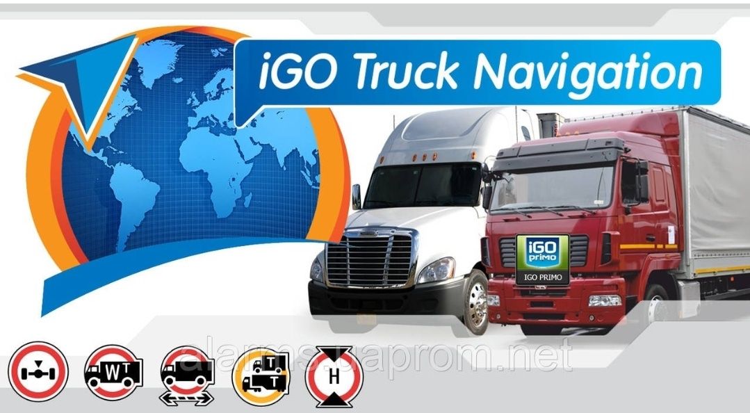 Навігатор Android TIR Igo Primo Truck Q4 2023