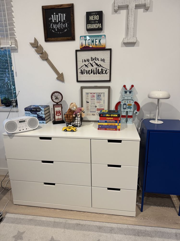 Ikea Nordli - komoda 6 szuflad