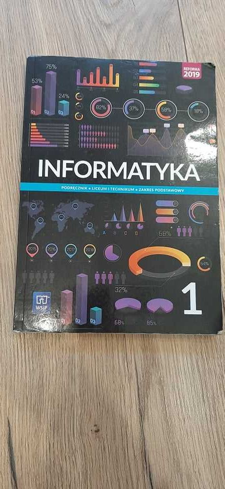 Podręcznik do liceum/technikum Informatyka 1 po szkole podstawowej