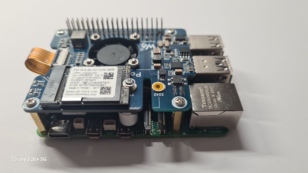 Raspberry Pi 5 – 8 GB RAM + Home Assistant + PoE + SSD 128 GB