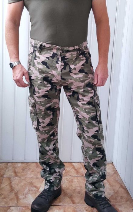 Штаны карго, милитари, камуфляж westace. размер w34