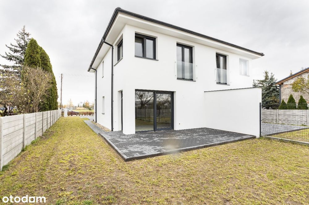 DĄBROWA, Skórzewo, dom bliźniak z garażem